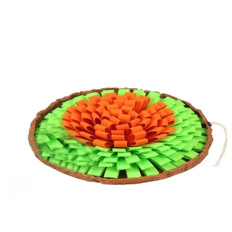 Interactive Dog Snuffle Mat - Washable Pet Sniffing Pad for Stress Relief - Slow Feeding Mat for Training & Foraging Skills