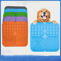 Pet Lick Silicone Mat Slow Feeder Dog Food Plate Bathing Distraction Sucker Training Feeder Supplies for Dogs