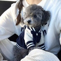 Warm Pet Baseball Jackets Thicken Comfortable Two-Legged Dog Clothing Embroidered Patterns Pet Baseball Uniform Pet Show