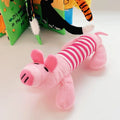 Soft Plush Dog Squeaky Toy Bite Resistant Molar Chew Doll Interactive Sound Pet Toy Puppy Anxiety Relief Boredom Relief Companio
