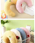 U Shape Pet Plush Pillow Soft Sleep Companion Cushion Calming Toy Universal For Dog Cat Warm Comfortable Pet Sleeping Supplies