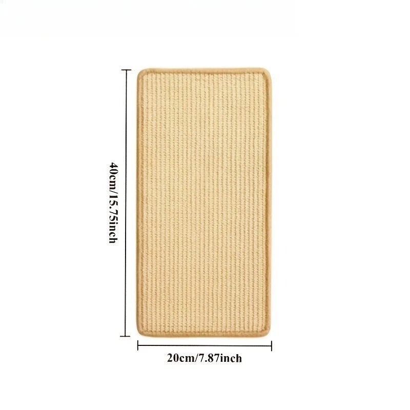 Durable Hemp Cat Scratcher-Magic Invisible Adhesive,No Mess,Sofa Safety Design,Multi-layer Exercise,Durable Sisal Hemp Material