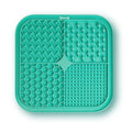 Pet Licking Mat with Suction Cup Slow Feeder Food-Grade Silicone Dog Treat Mat for Anxiety Relief Slow Eating Choking Prevention