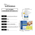 Cat Calming Pheromone Diffuser Kit Effectively Relieve Anxiety Help Pets Relaxing Long-Lasting Sedative Pet Cat Calming Solution