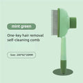 One Button Self-cleaning Pet Grooming Brush Portable Dog Cat Hair Remover Comb Gentle Massage Shedding Tool