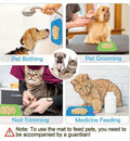 Pet Licking Mat with Suction Cup Slow Feeder Food-Grade Silicone Dog Treat Mat for Anxiety Relief Slow Eating Choking Prevention