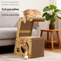 Vertical Corrugated Cardboard Cat Scratcher Durable Sofa Protector Cat Bed Scratch Pad Kitten Toy Cat Tower Cat Scratcher