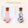 Medium Large Flannel Dog Pajamas Pet Winter Clothing Warm Dog Costume for Dogs