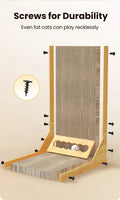 ROJECO Cat Scratcher L-Shaped Cat Scratching Board For Cats Toys Claw Grinding Scraper Mat Cat Furniture Protector Accesories