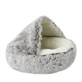 Cat Dog  Bed Pet Mattress Sleeping Warm Soft Plush Pet Bed with Cover Round  Nest Cave for Small Dogs kitten