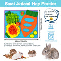 Small Pet Snuffle Mat, Rabbit Foraging Mat, Hamster Scent TrainingBlanket, Slow Feeder for Dogs &Rabbits