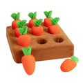 Dog Puppy Snuffle Mat Funny Enrichment Interactive Pet Carrot Puzzle Toy Dog Activity Mat for Boredom Relief Foraging Training