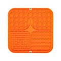 Silicone Pet Licking Mat With Strong Suction Cups Dog Slow Feeder Bowl Anti Choking Slow Food Pad For Dogs Cats Anxiety Relief