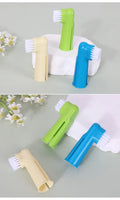 Dog Toothbrush Set Pet Toothbrush 3PCS Dog Teeth Cleaning Finger Dogs Toothbrushes Suit Oral Care Cat Tooth Brush Pet Supplies