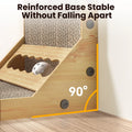 ROJECO Cat Scratcher L-Shaped Cat Scratching Board For Cats Toys Claw Grinding Scraper Mat Cat Furniture Protector Accesories
