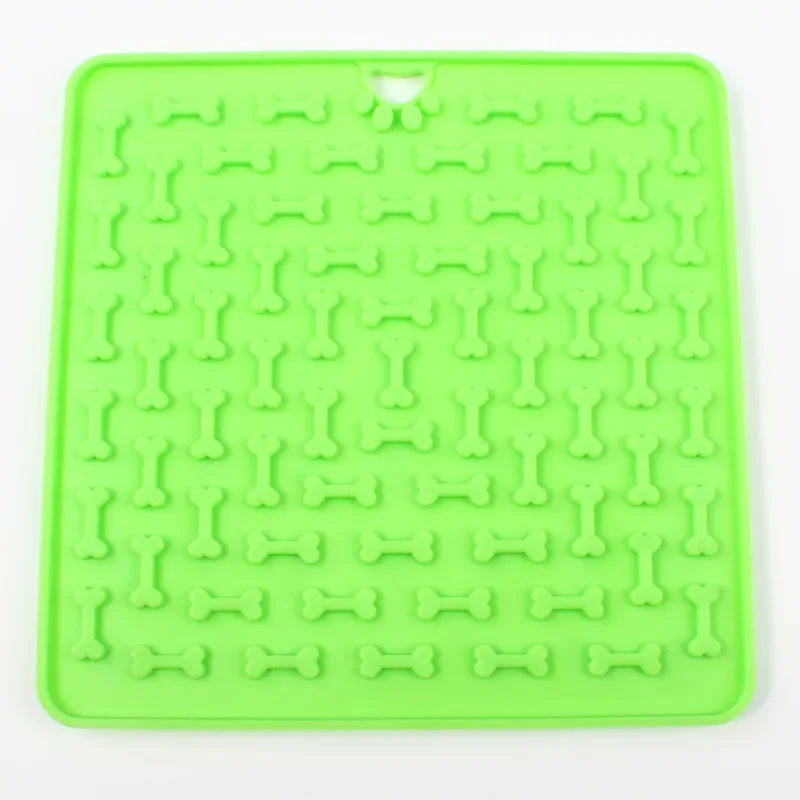 Pet Supplies Dog Silicone Distracted Licking Food Pad Cat Slow Food Bowl Sucker Placemat Pet Anti-slip Anti-choking Eating Gear