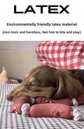 Cute Funny Sausage Dog Rope Toy Interactive Tug of War Toy for Small Medium Dogs,Cotton Teething Grinding,Boredom Relief Pet Toy