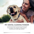 Pet Tooth Cleaning Powder Teeth Stain Remover Eliminates Bad Breath Tartar Remover Teeth Stone Cleaning Dog Dental Care Powder