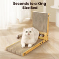 ROJECO Cat Scratcher L-Shaped Cat Scratching Board For Cats Toys Claw Grinding Scraper Mat Cat Furniture Protector Accesories