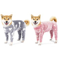 Medium Large Flannel Dog Pajamas Pet Winter Clothing Warm Dog Costume for Dogs