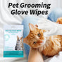 New 6PCS Pet Wash-Free Gloves Cat Bath Deodorant Wipes Disposable Cleaning Dry Cleaning Dog Wipes Gentle And Convenient Gloves