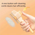 One Button Self-cleaning Pet Grooming Brush Portable Dog Cat Hair Remover Comb Gentle Massage Shedding Tool