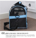 Cat Bags Portable Dog Carrier Bag Mesh Breathable Foldable Cats Carrier Bag Travel Breathable Transport Handbag