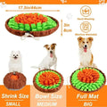 Interactive Dog Snuffle Mat - Washable Pet Sniffing Pad for Stress Relief - Slow Feeding Mat for Training & Foraging Skills
