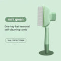 One Button Self-cleaning Pet Grooming Brush Portable Dog Cat Hair Remover Comb Gentle Massage Shedding Tool