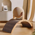 Cat Scratching Ball Wooden Cat Scratcher Natural Sisal Scratch Board Scratching Column  Wear-Resistant Paw Wood Scraper