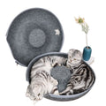 B-Tunnel Donut Cat Bed Interactive Tunnel Pet Felt Indoor Toys Cats House Kitten Training Toy Cat Kennel Cat Accessories