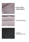 Soft Square Large Dog Sofa Elastic Dog House Cushion Winter Warm Medium Dog Bed Washable Cat Kennel House Accessories