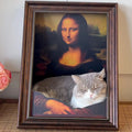 Cat Scratcher Bed Retro Picture Frame Shape Cat Claw Sharpening Board for Small Medium Large Kitten Home Bedroom Den Living Room