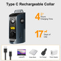 PATPET U13 Portable Ultrasonic Anti Barking Device Dog Solar Charging Dog Pet Training High Frequency Flash Rechargeable Home