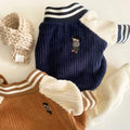 Warm Pet Baseball Jackets Thicken Comfortable Two-Legged Dog Clothing Embroidered Patterns Pet Baseball Uniform Pet Show