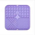 Pet Lick Silicone Mat Slow Feeder Dog Food Plate Bathing Distraction Sucker Training Feeder Supplies for Dogs