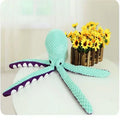 Dog plush squeaky toy octopus design interactive boredom relief pet anti-destruction toy