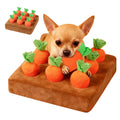 Dog Puppy Snuffle Mat Funny Enrichment Interactive Pet Carrot Puzzle Toy Dog Activity Mat for Boredom Relief Foraging Training