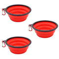 TPE dog bowl cat bowl wear-resistant and durable pet folding bowl travel outdoor drinking water feeding portable pet bowl