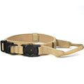 Tactical AirTag Dog Collar, with AirTag Holder and Handle Military Dog Metal Buckle Adjustable GPS Collar for Medium Large Dogs