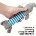 Soft Plush Dog Squeaky Toy Bite Resistant Molar Chew Doll Interactive Sound Pet Toy Puppy Anxiety Relief Boredom Relief Companio