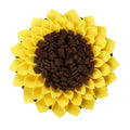 Pet Sniffing Mat Training Blanket Dog Snuffle Mat Sunflower Pad Dog Relieve Stress Puzzle Toy Mat Pet Nose Foraging Pad