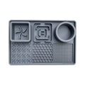 Pet Licking Mat with Suction Cup Slow Feeder Food-Grade Silicone Dog Treat Mat for Anxiety Relief Slow Eating Choking Prevention