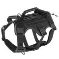 Dog Tactical Harness No Pull,Pet Dog Harness with 4 Dog Patches, Reflective Pet Harness Vest with Durable Soft Padded Handle