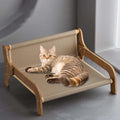 Cat Scratcher Cardboard Sofa Shape Indoor Cats Small Medium Large Elevated Cartoon Pet Furniture for Sleeping Resting Playing