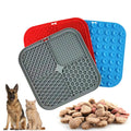 Pet Supplies Dog Silicone Distracted Licking Food Pad Cat Slow Food Bowl Sucker Placemat Pet Anti-slip Anti-choking Eating Gear