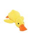 Cute Charging Duck Squeaky Plush Dog Toy for Golden Retriever Teddy Chew Teething Boredom Relief Small Yellow Duck Pet Supplies