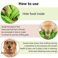【E】Pet Snuffle Mat For Dogs, Interactive Feed Game For Boredom, Encourages Natural Foraging Skills For Cats Dogs Bowl Travel Use