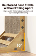 ROJECO Cat Scratcher L-Shaped Cat Scratching Board For Cats Toys Claw Grinding Scraper Mat Cat Furniture Protector Accesories