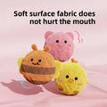 1Pc 5×5cm Cartoon Spiky Squeaky Dog Toy Ball Plush Animal Chew Toy Teeth Cleaning Interactive Pet Sound Toy Puppy Self Play Gift